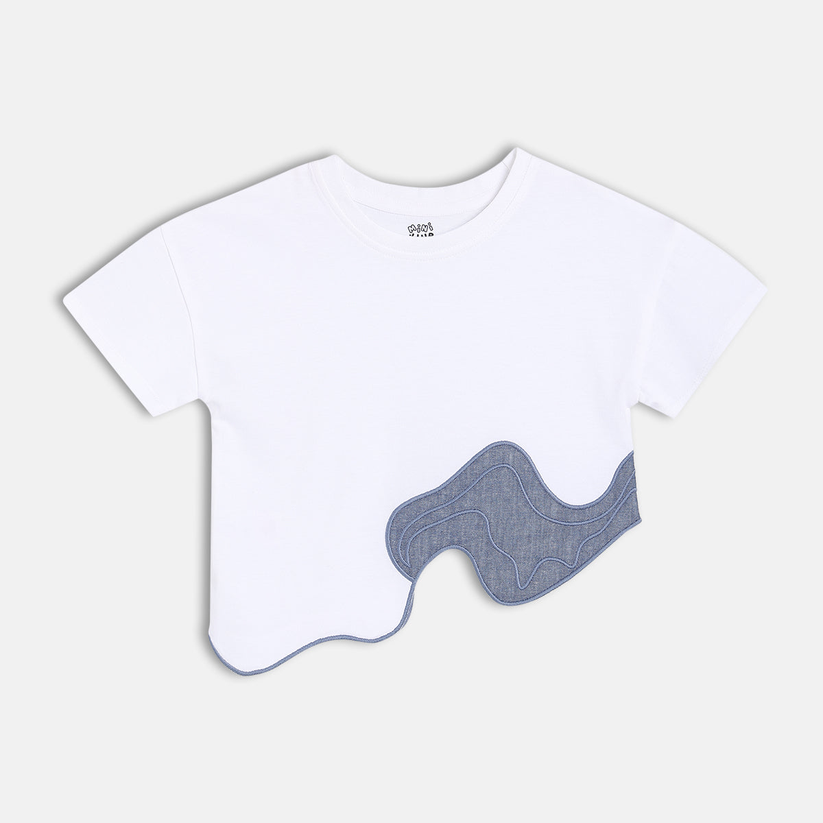 Girls White Knit Top