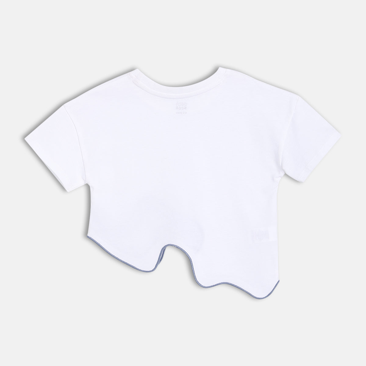 Girls White Knit Top