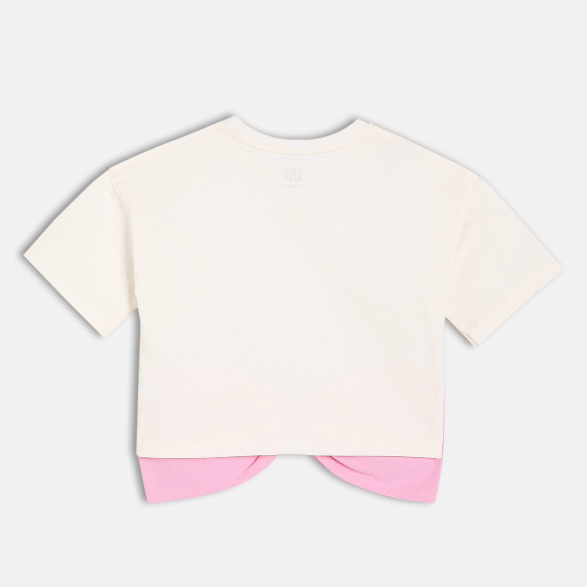 Girls White Knit Top