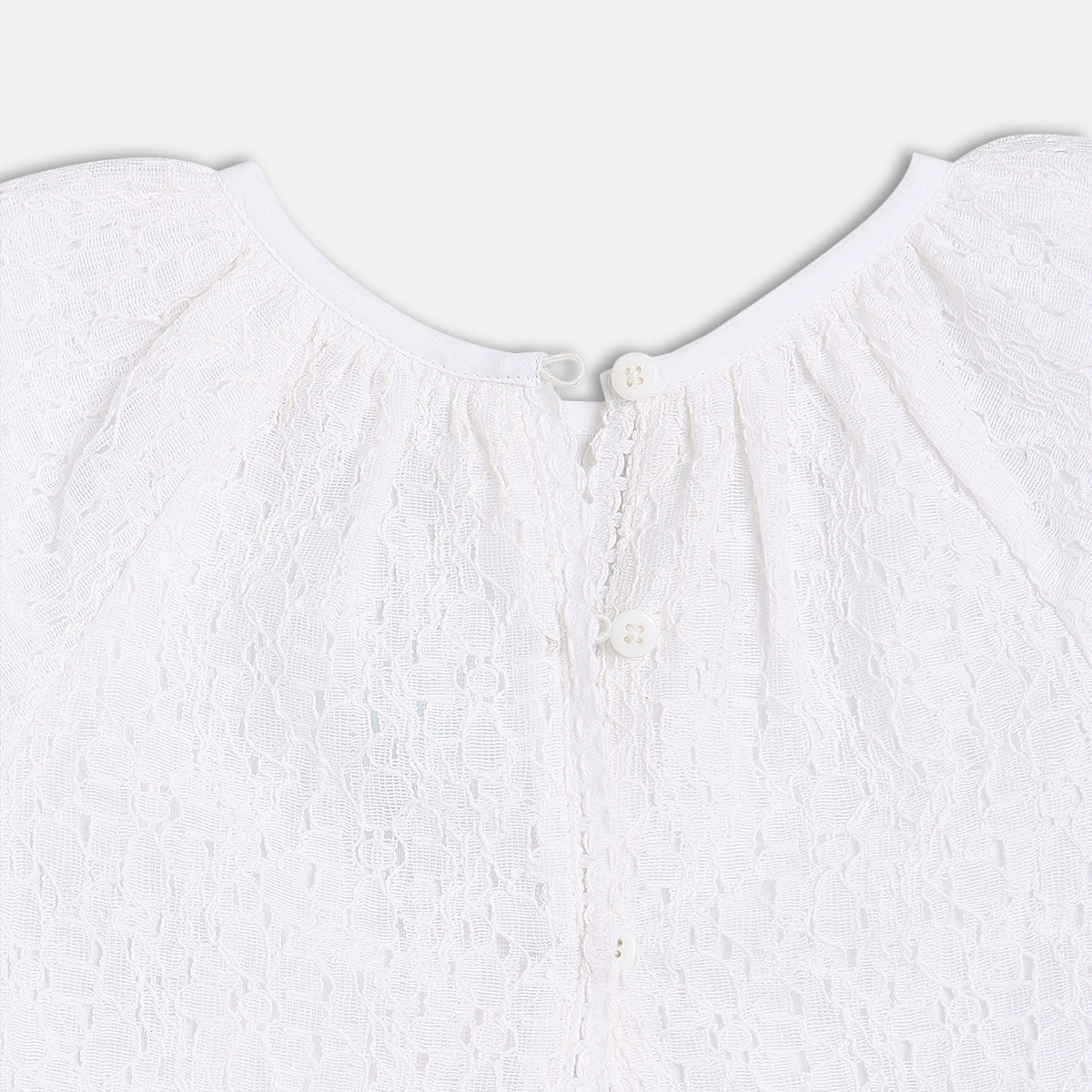 Girls White Lounge Wear