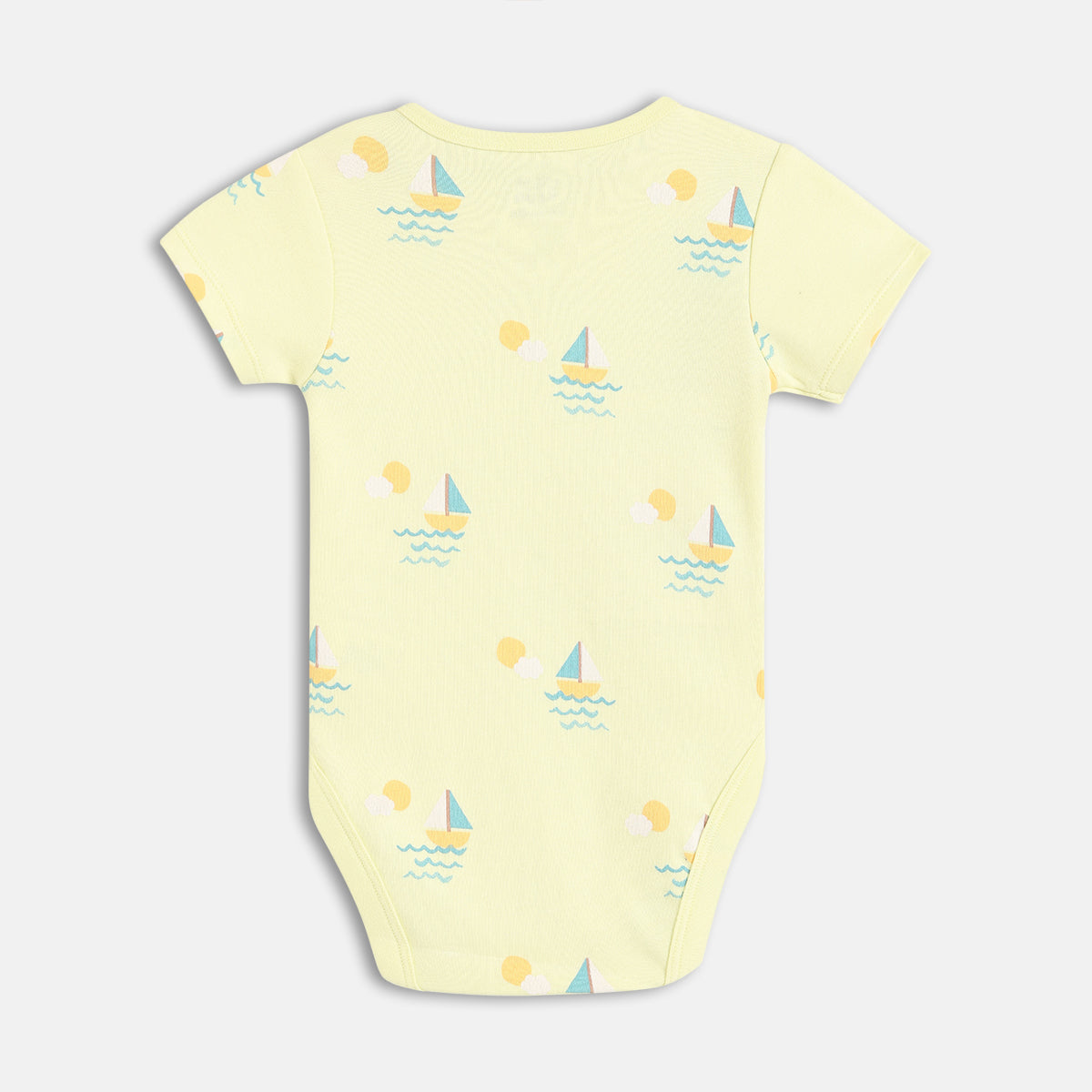 Boys White/Green Body Suit