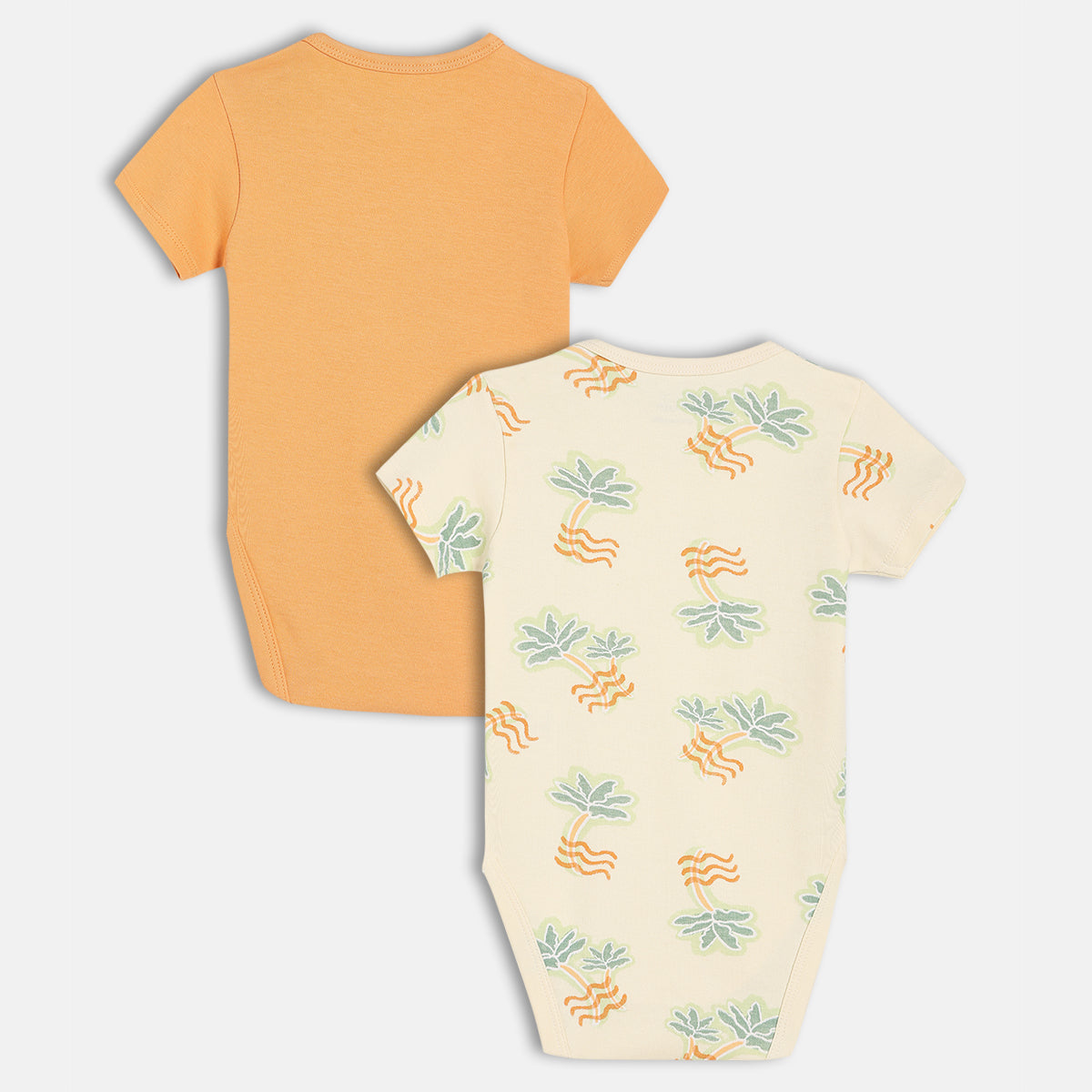 Boys White/Rust Body Suit