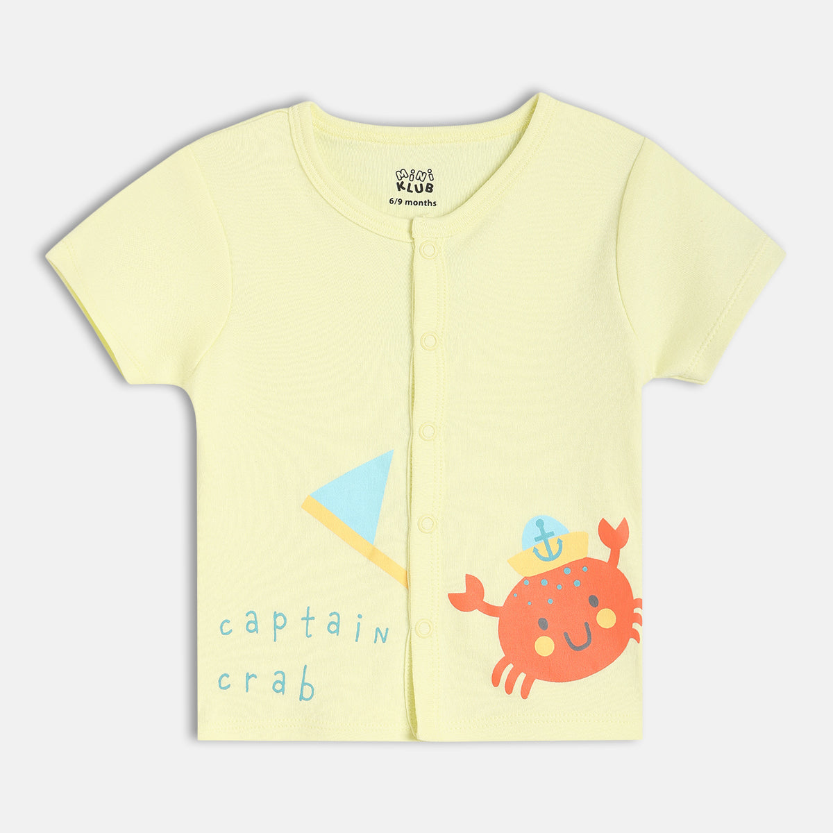 Baby Boys Printed And Solid Front Open Vest Pack Of 2, Mustard Yellow And Light Yellow