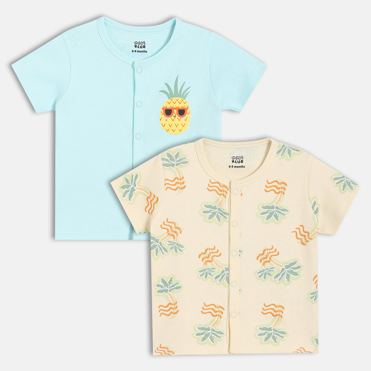 Boys Blue/White Front Open Vest