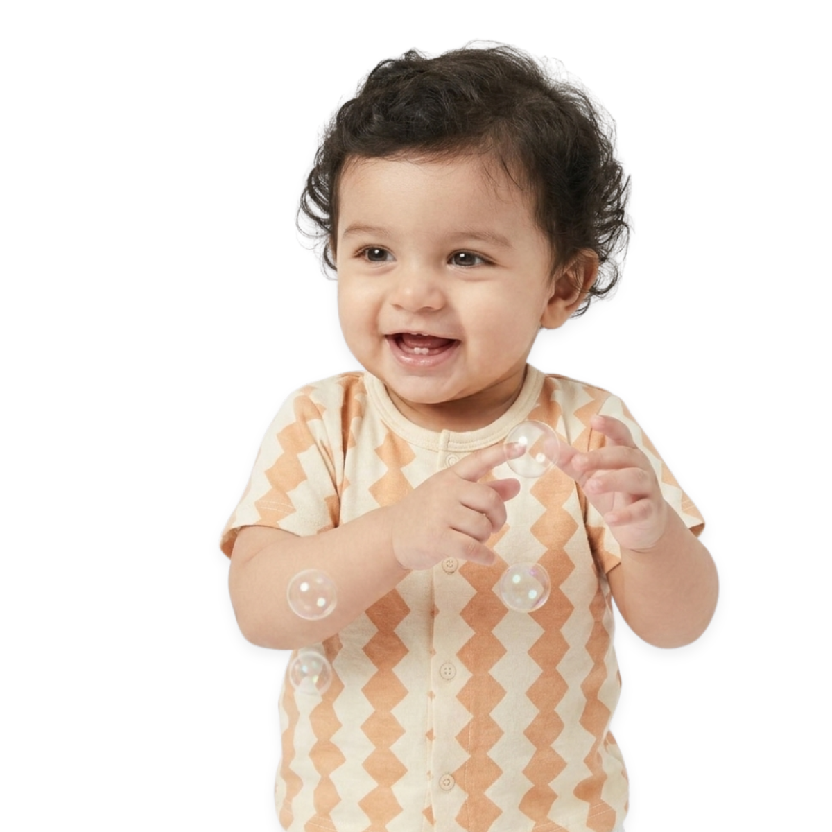 Boys Yellow/White Front Open Vest
