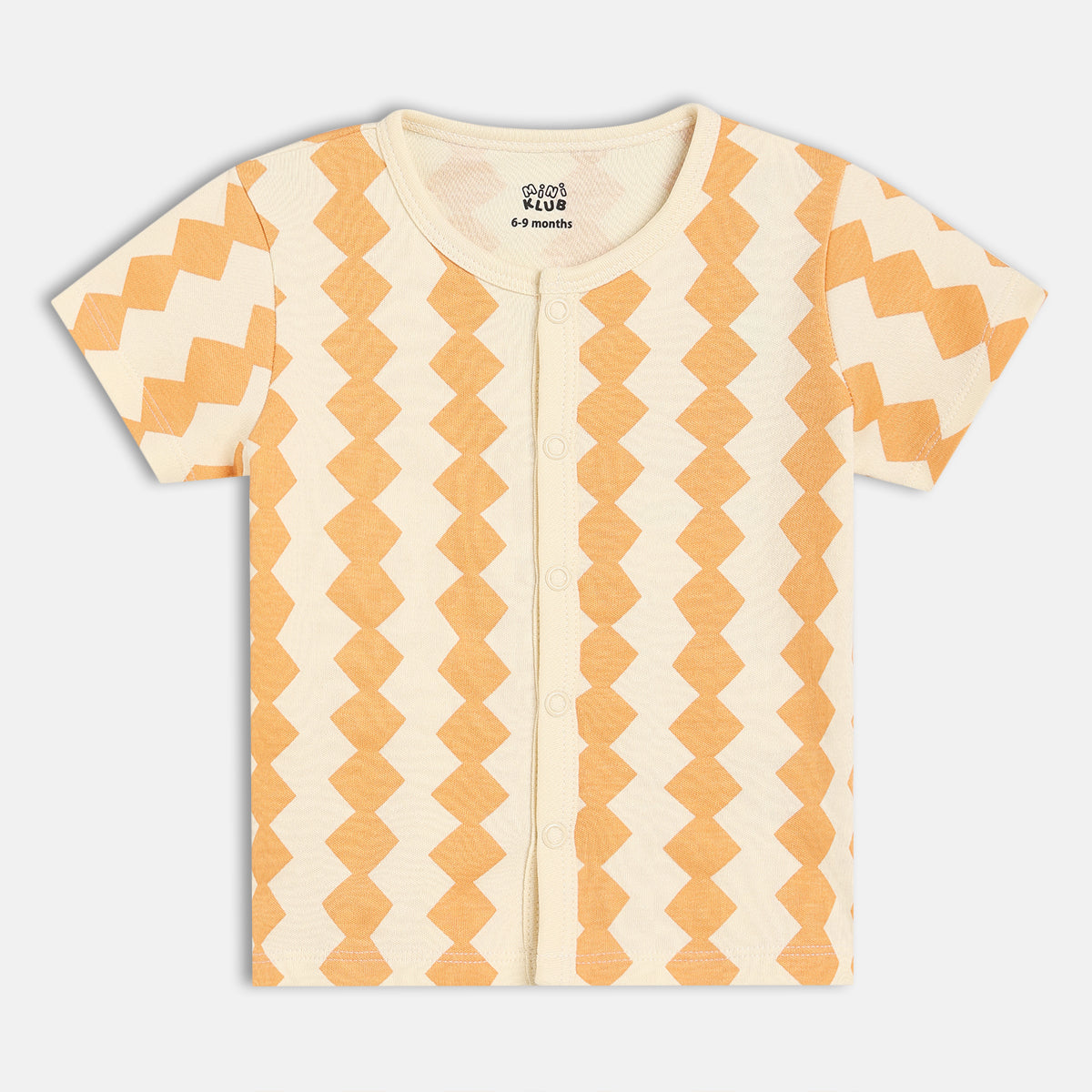 Boys Yellow/White Front Open Vest