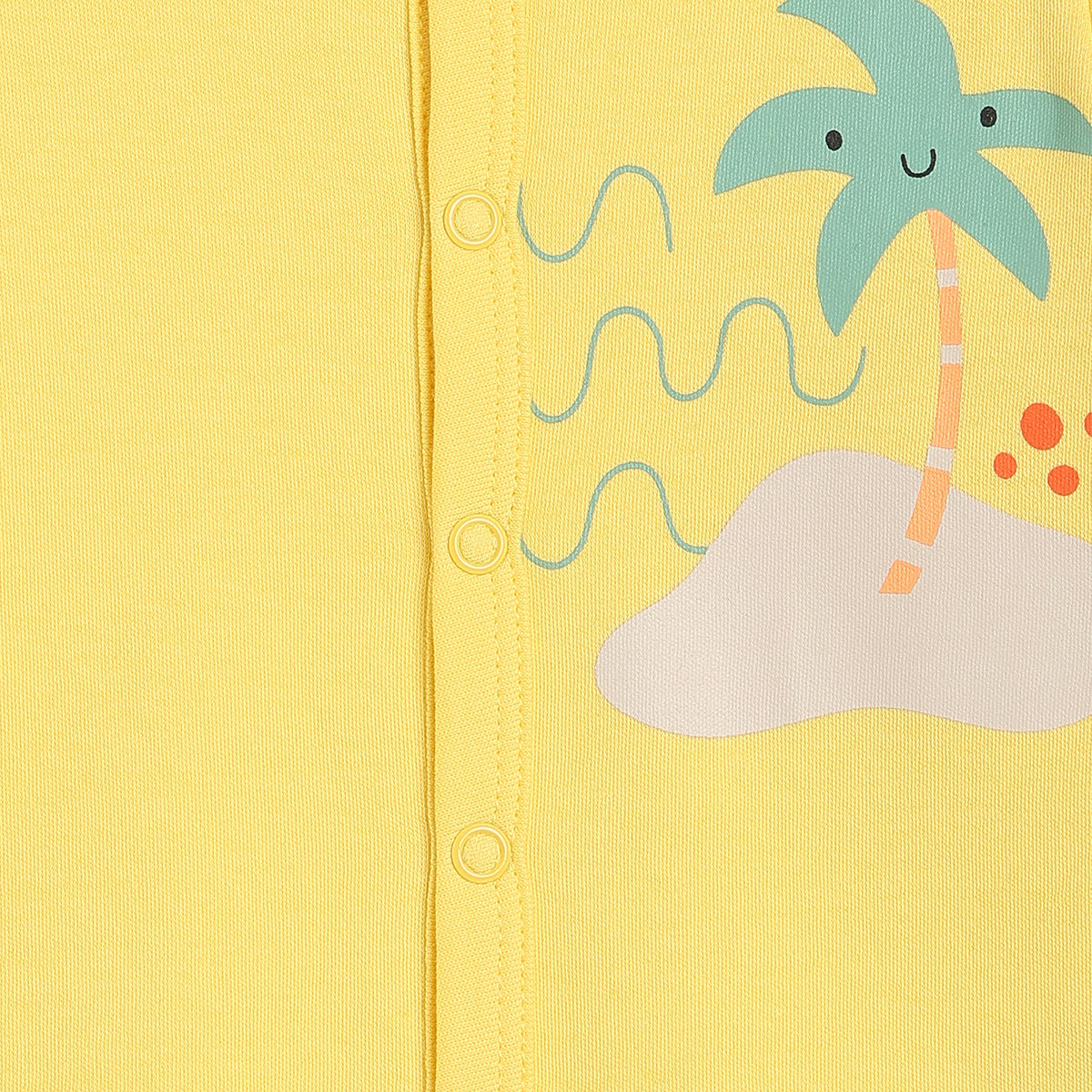 Boys Yellow/White Front Open Vest