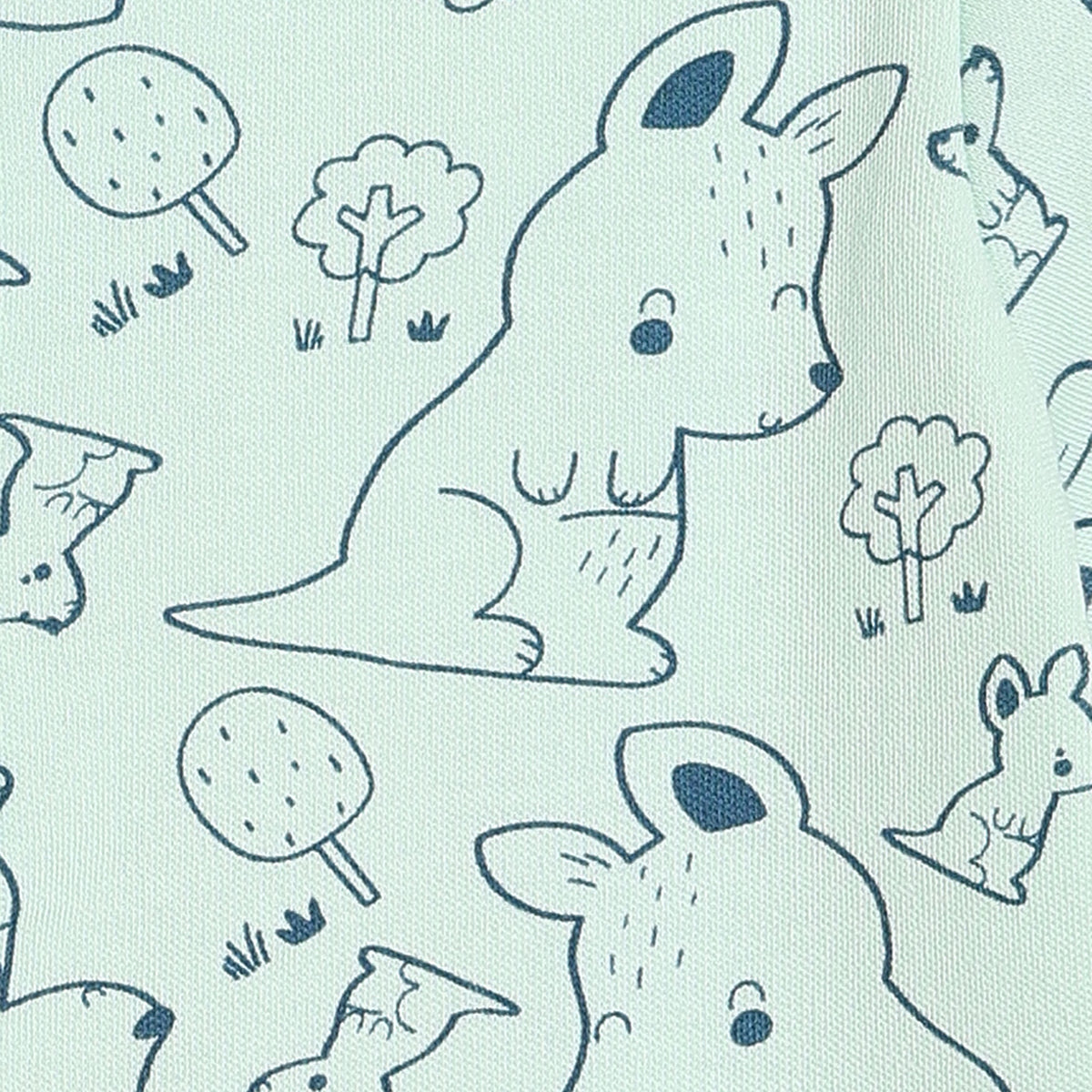 Boys Blue/Orange Front Open Vest