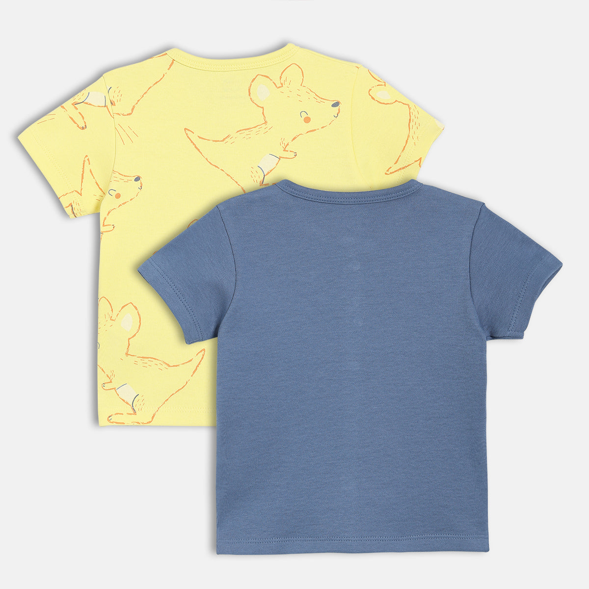 Boys Yellow/Blue Front Open Vest