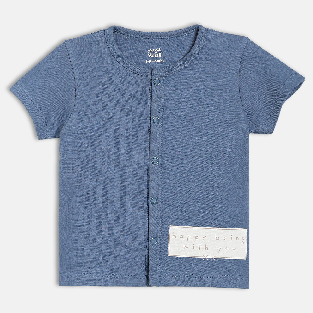 Boys Yellow/Blue Front Open Vest
