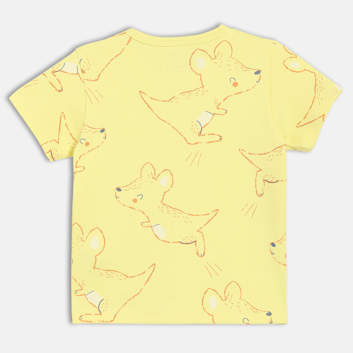 Boys Yellow/Blue Front Open Vest