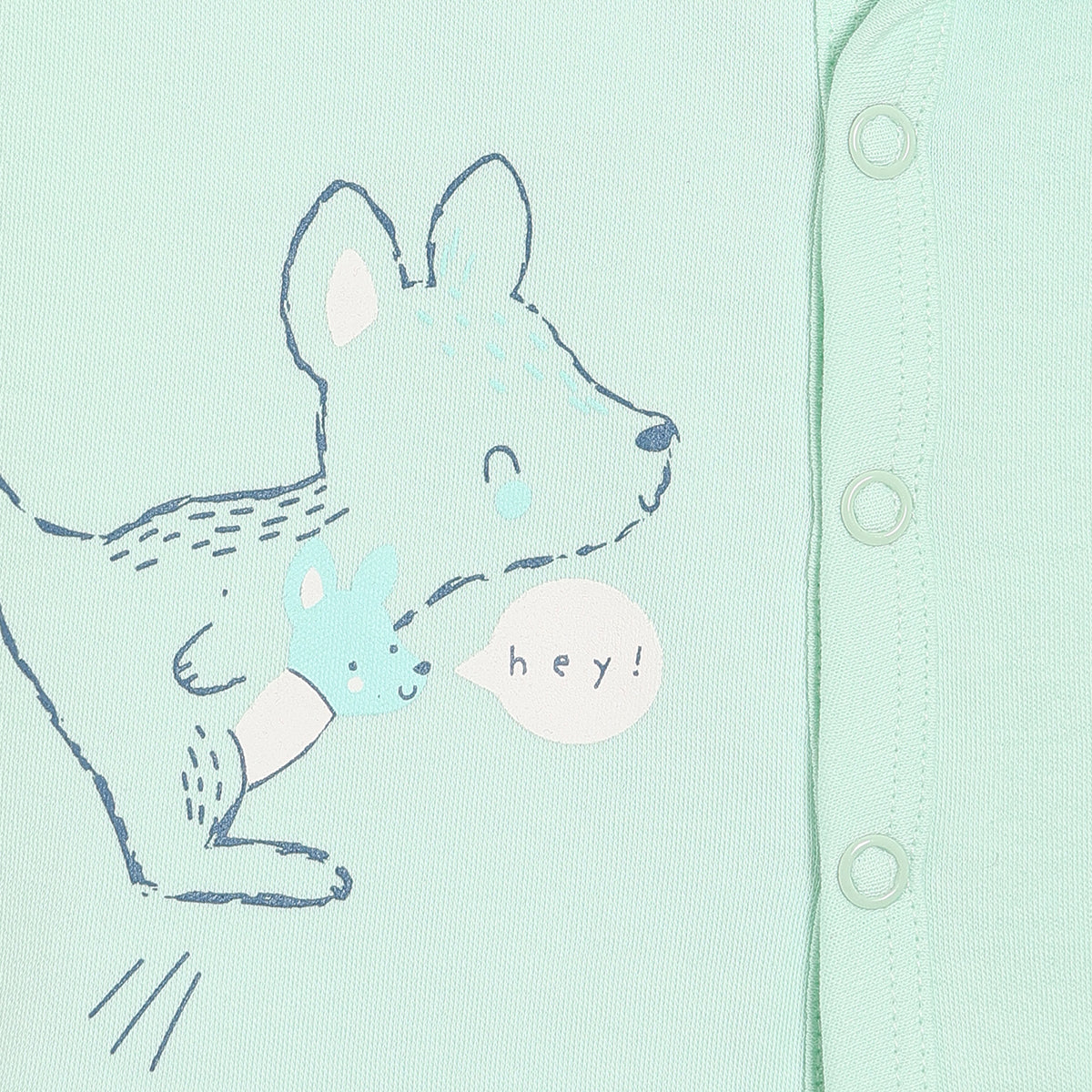 Boys Cream/Blue Front Open Vest