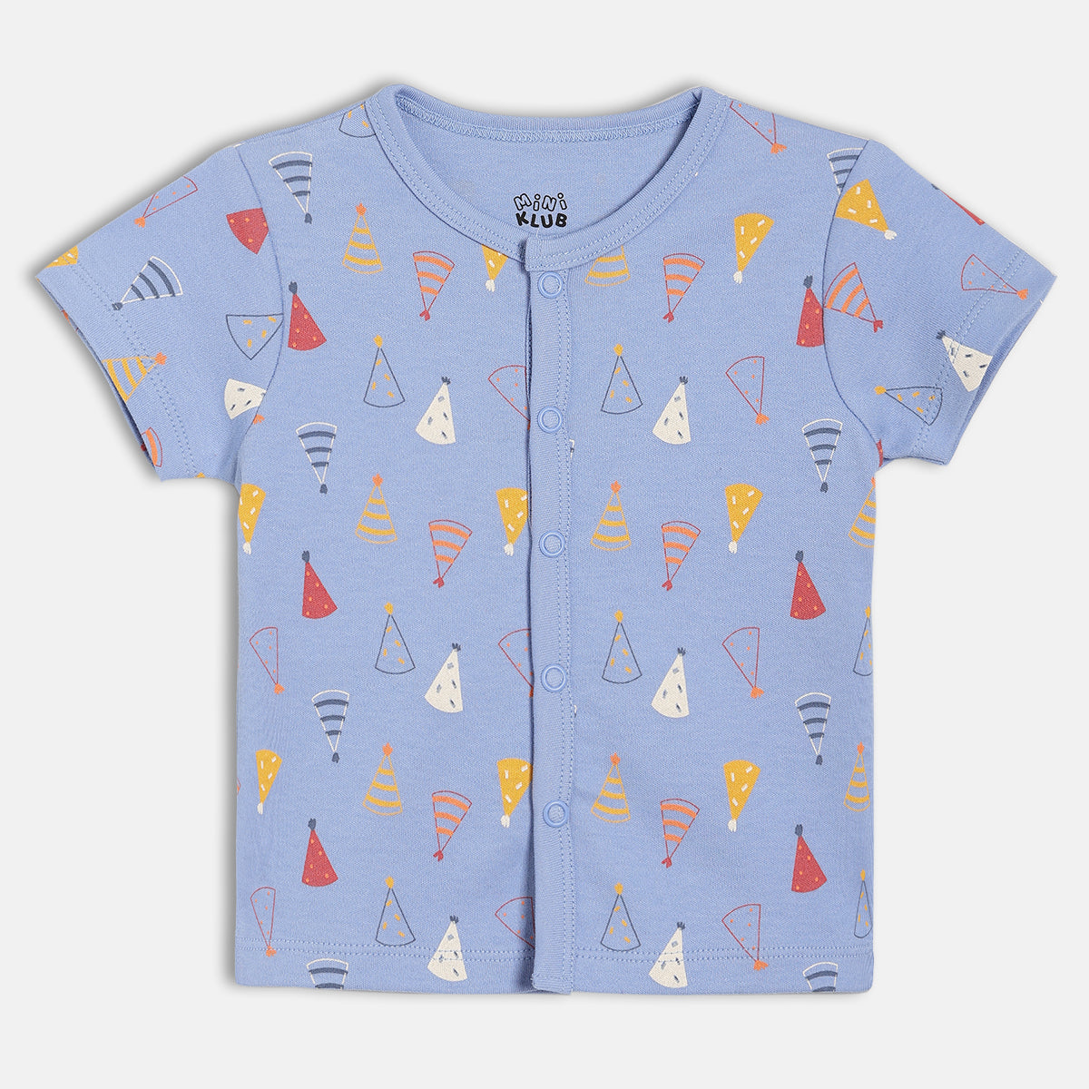 Boys Blue/Red Front Open Vest