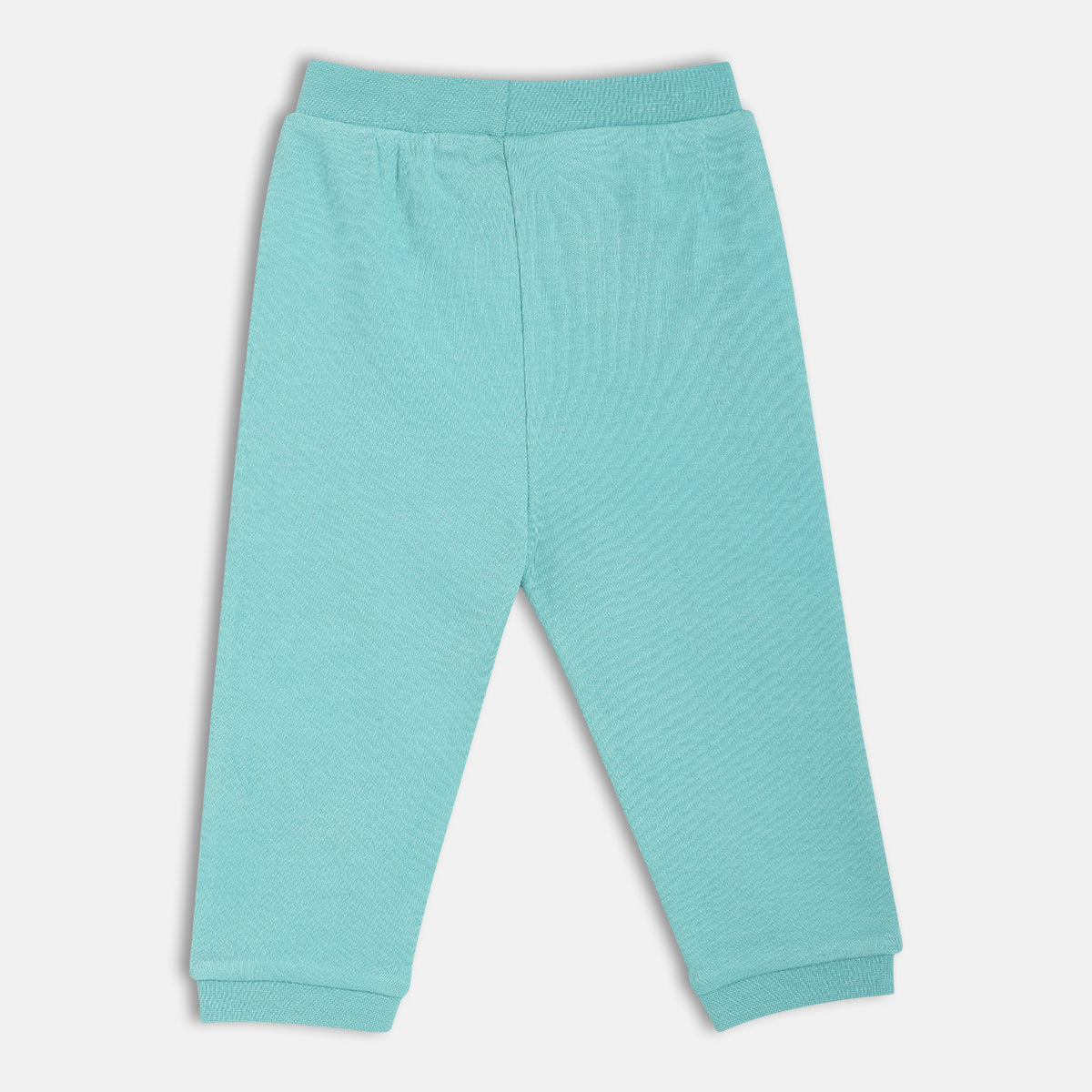 Baby Boys Sailboat Print And Solid Pants Pack Of 2, Aqua And Yellow