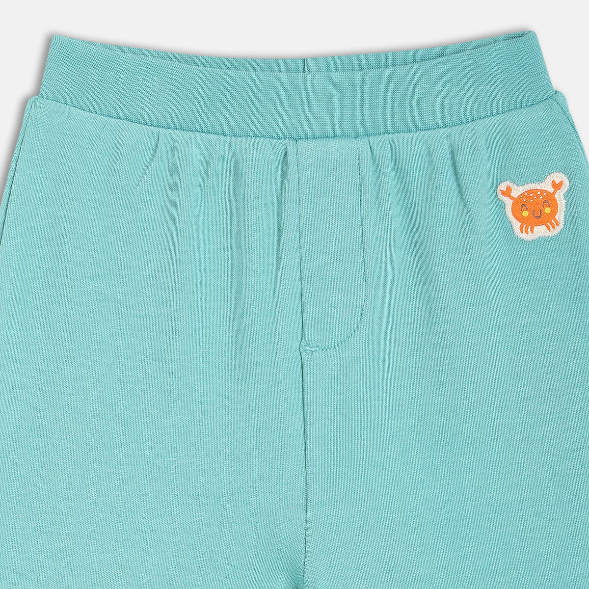 Boys Green/Blue Full Length Knit Bottom