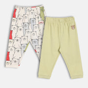 Boys Green/Multi Full Length Knit Bottom