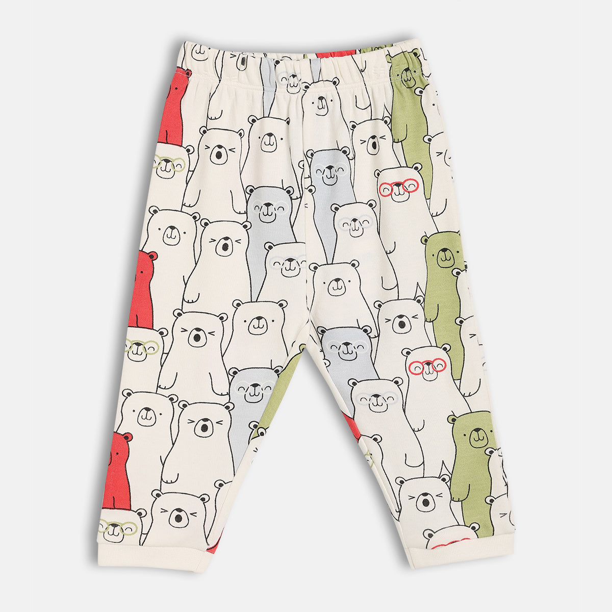 Boys Green/Multi Full Length Knit Bottom