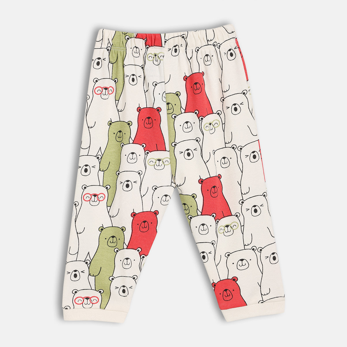 Boys Green/Multi Full Length Knit Bottom