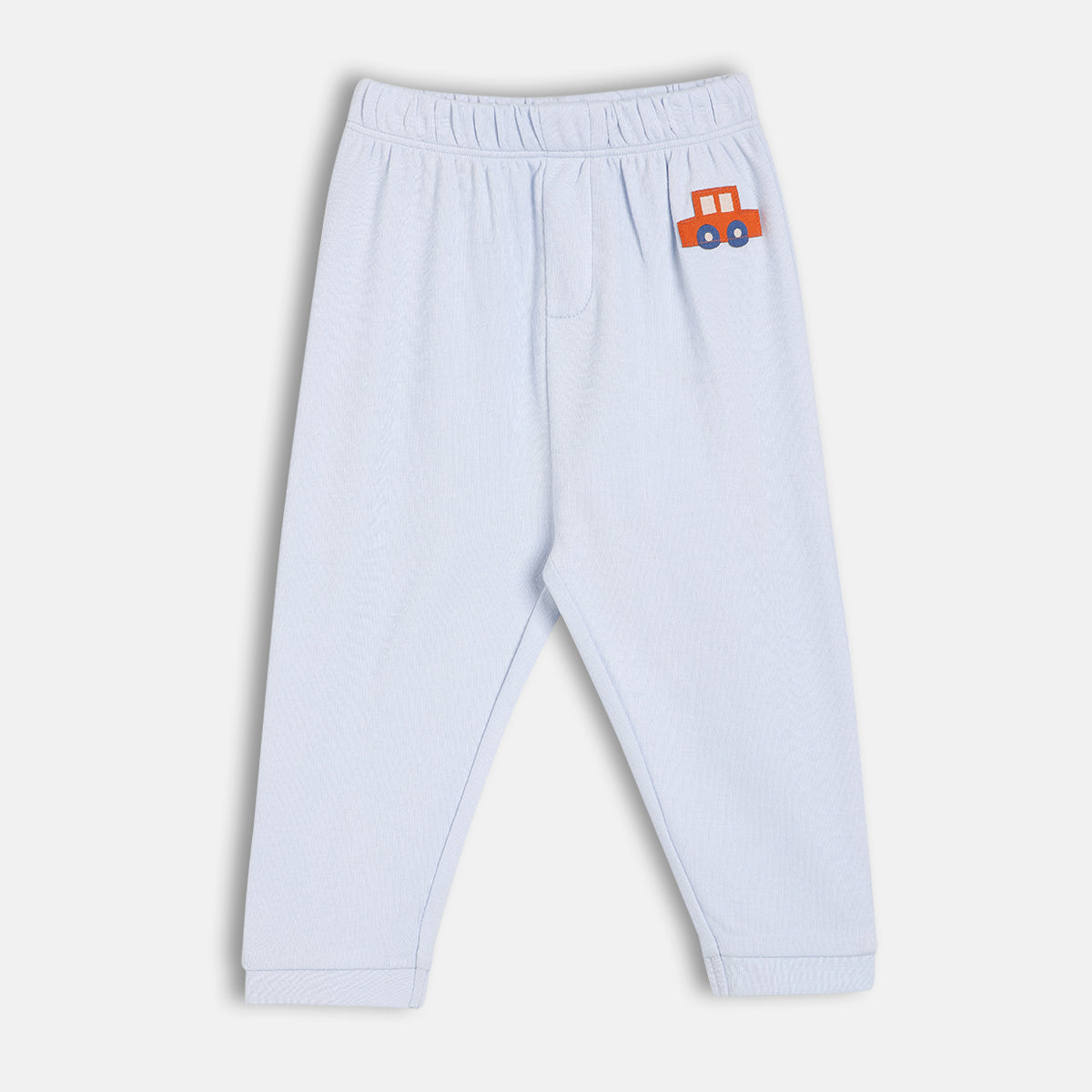 Boys Green/Blue Full Length Knit Bottom