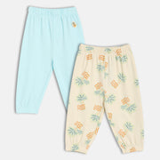 Boys Blue/White Knit Bottom
