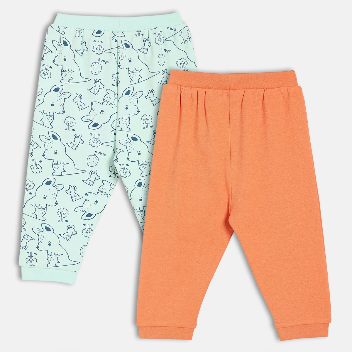 Boys Blue/Orange Knit Bottom