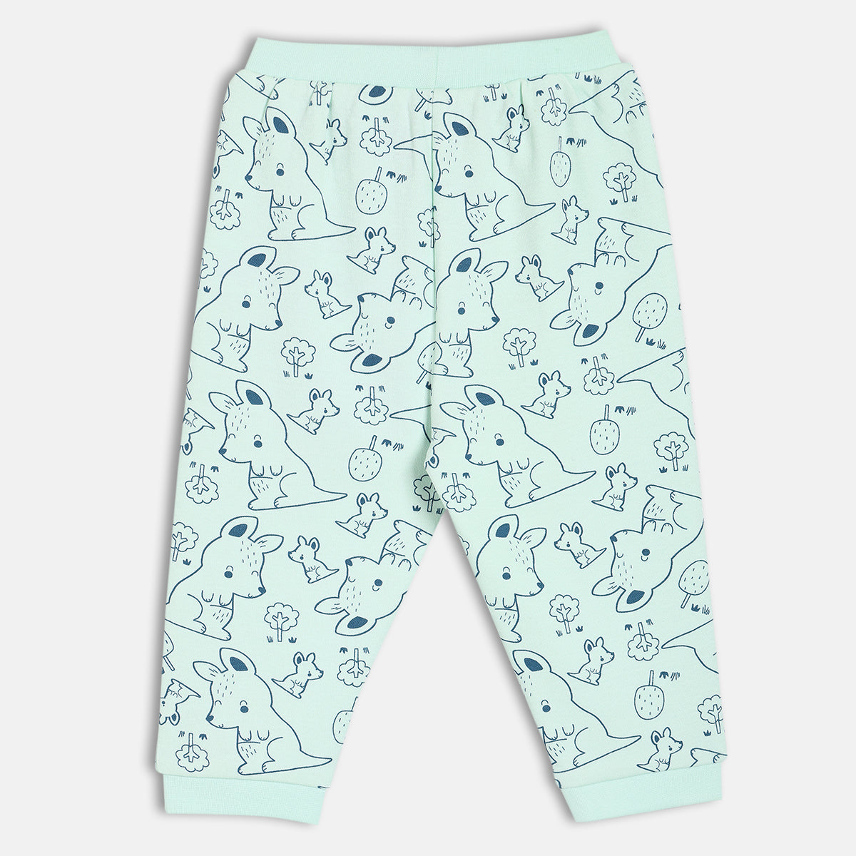 Boys Blue/Orange Knit Bottom