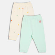 Boys Cream/Blue Knit Bottom
