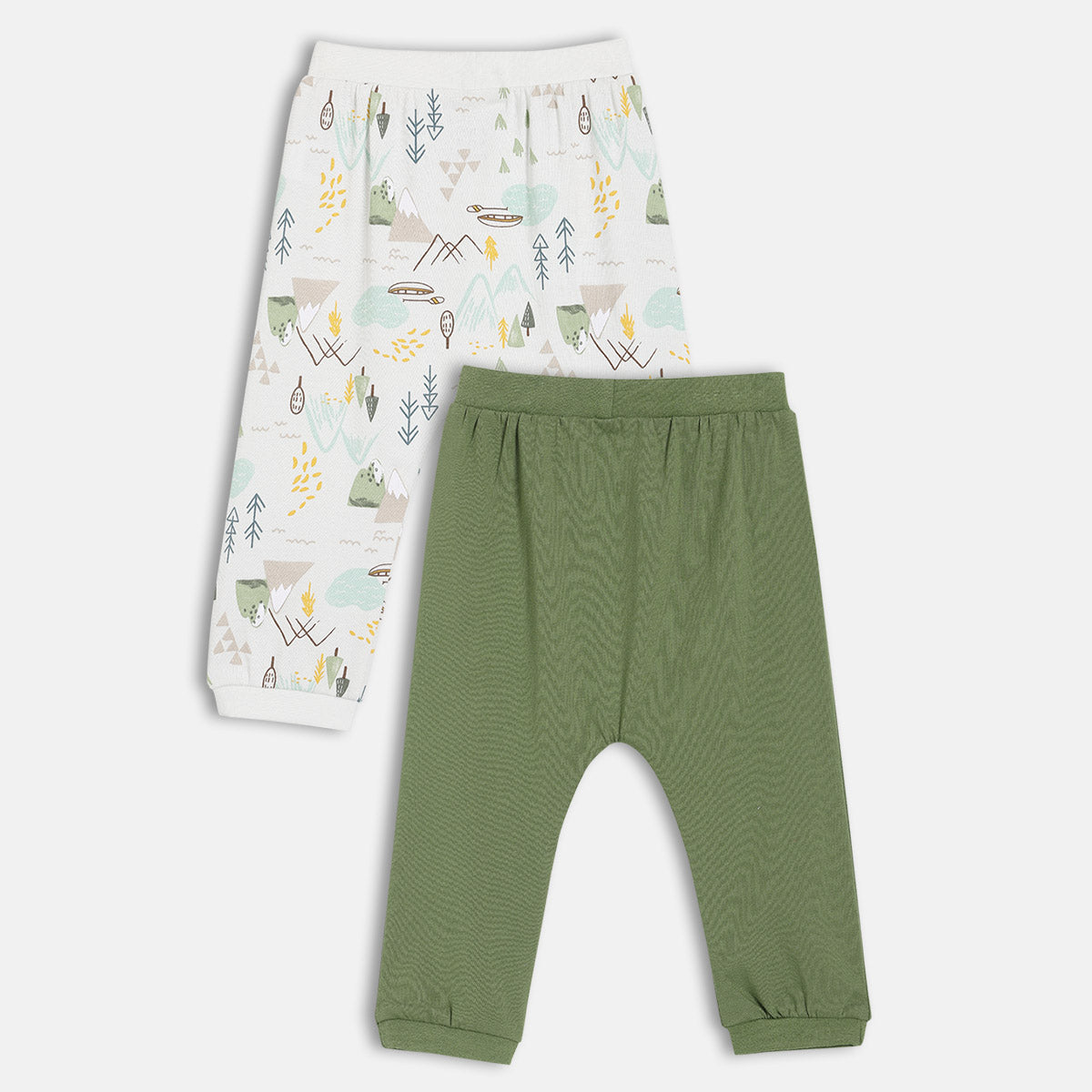 Boys Pack Of 2 Knit Bottom - Multi