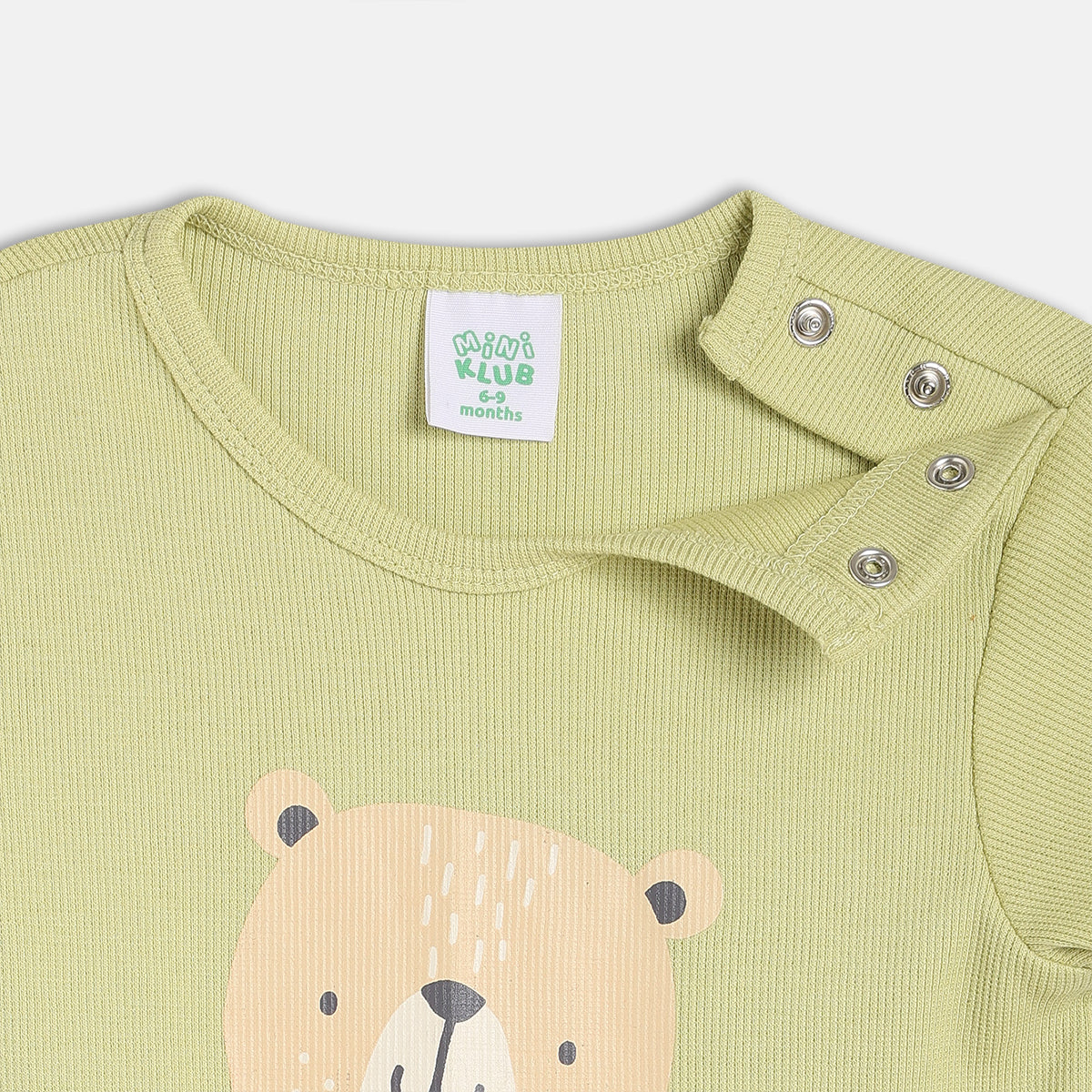 Boys Green Short Sleeve Romper