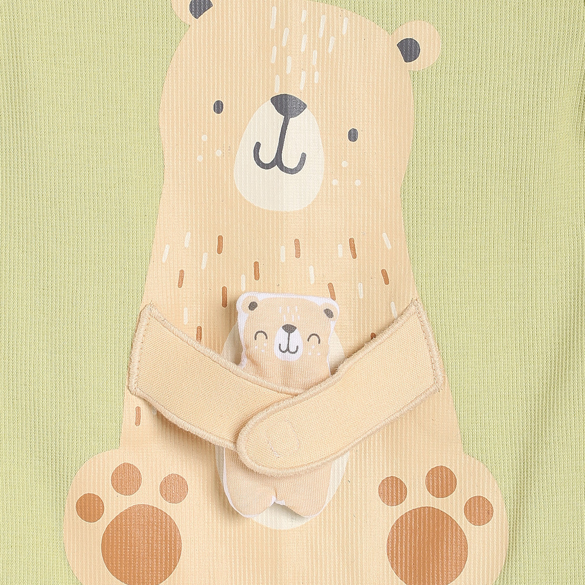 Boys Green Short Sleeve Romper