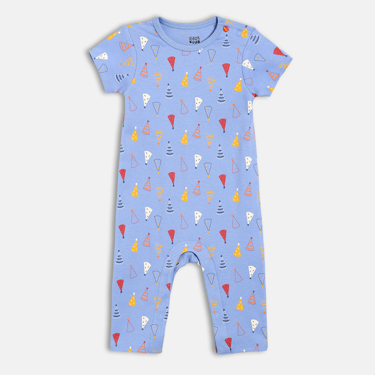 Printed Rompers - Blue & Green