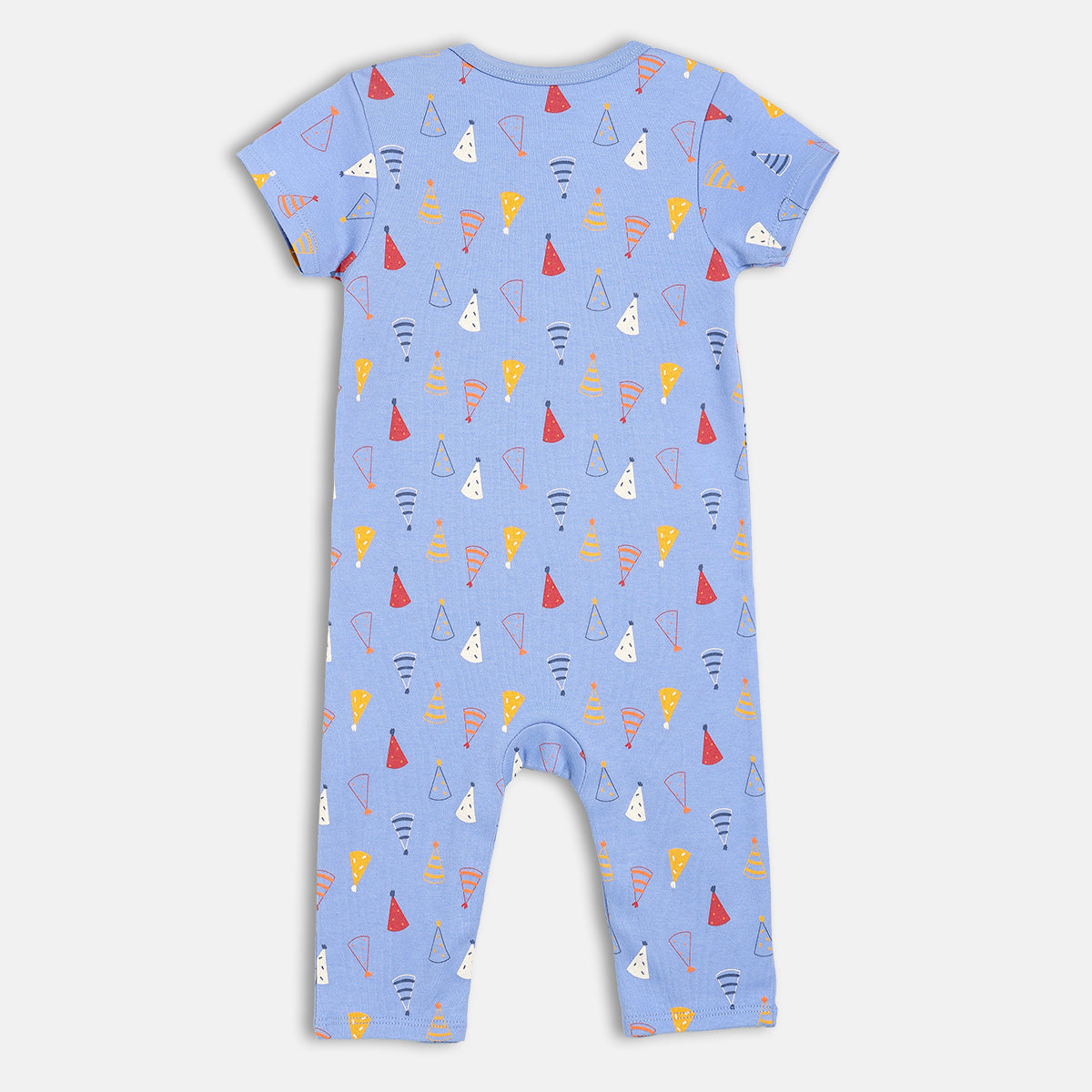 Printed Rompers - Blue & Green