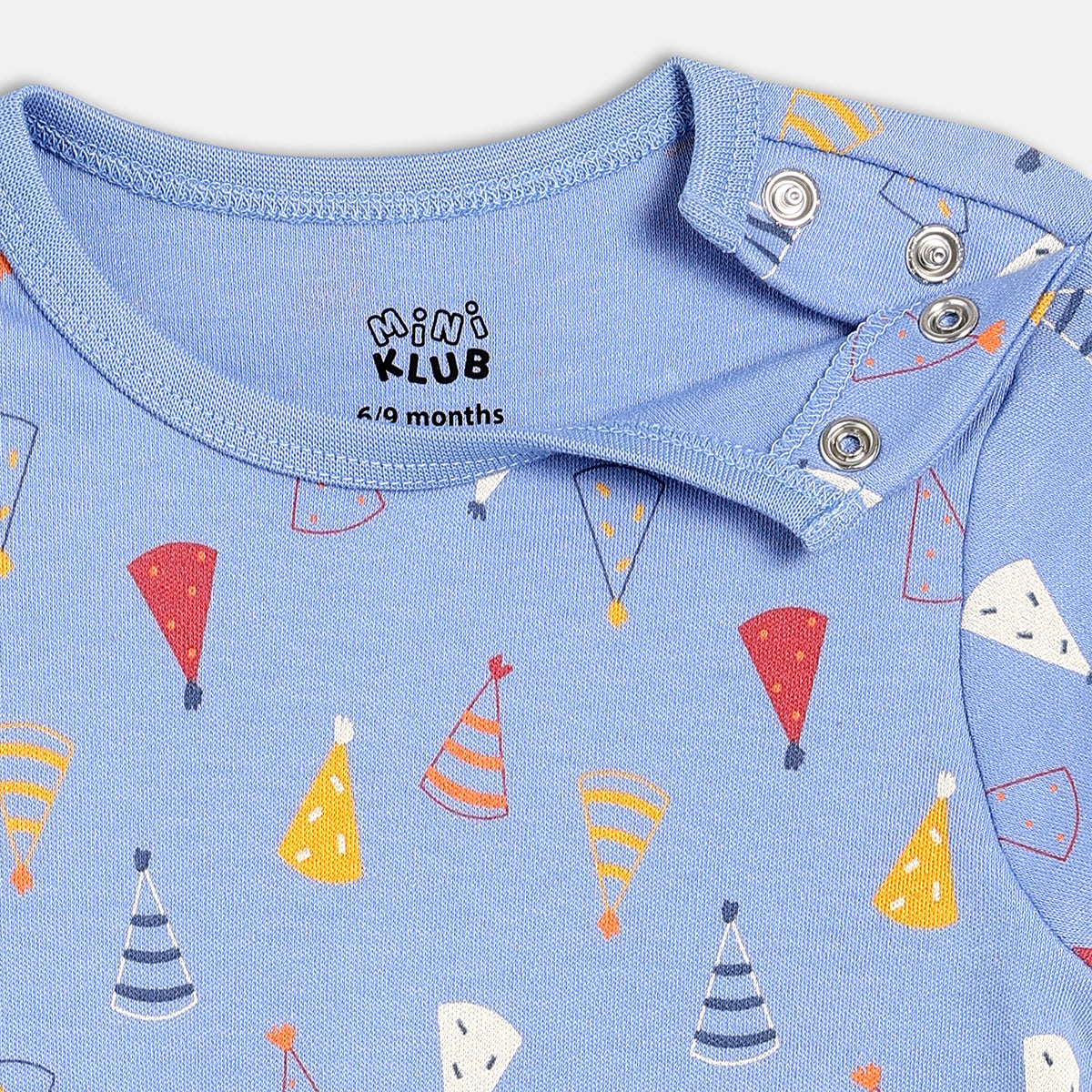 Printed Rompers - Blue & Green