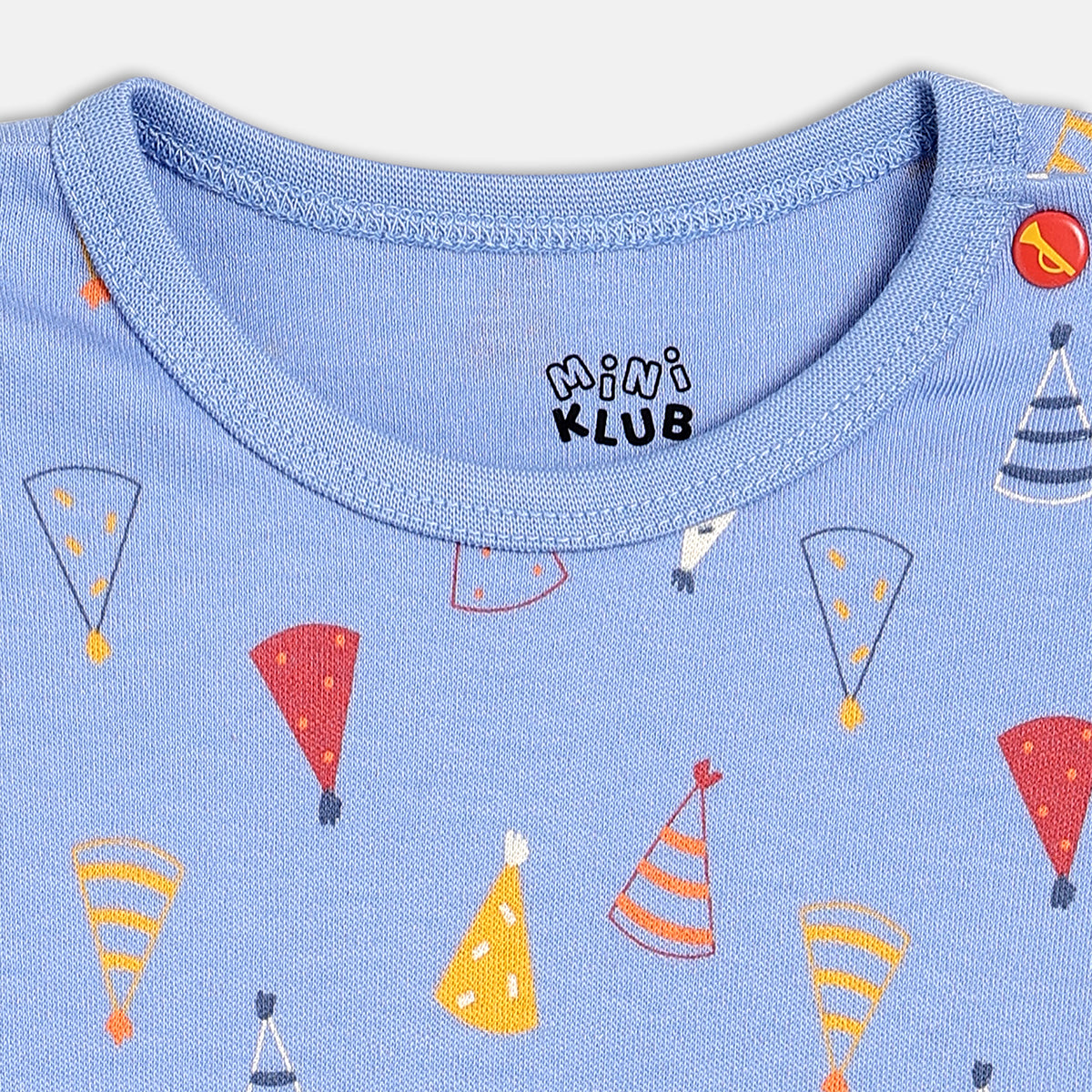 Printed Rompers - Blue & Green