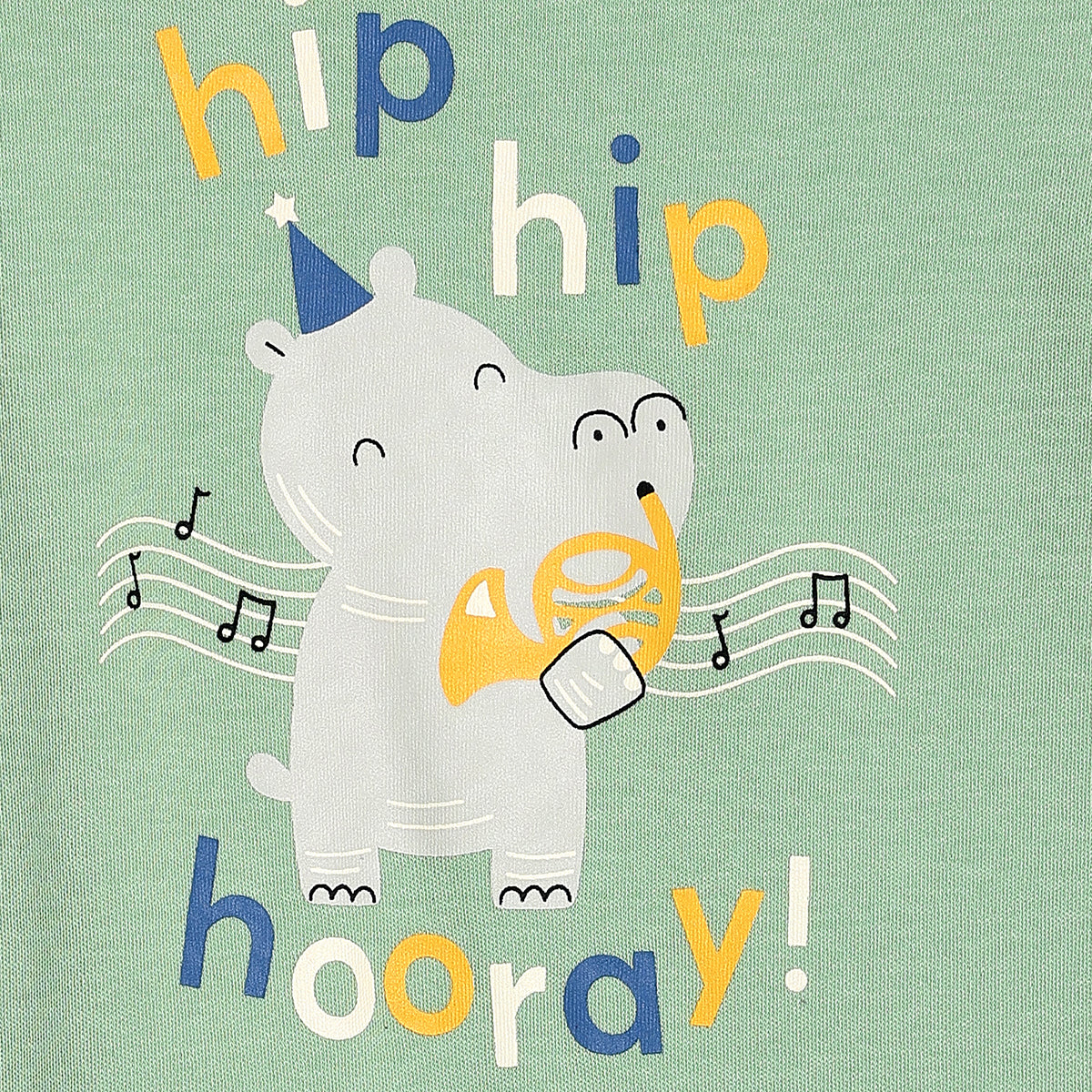 Printed Rompers - Blue & Green