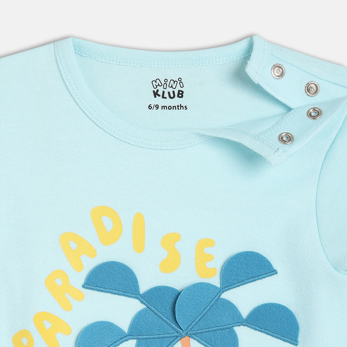Boys Blue Short Sleeve Romper