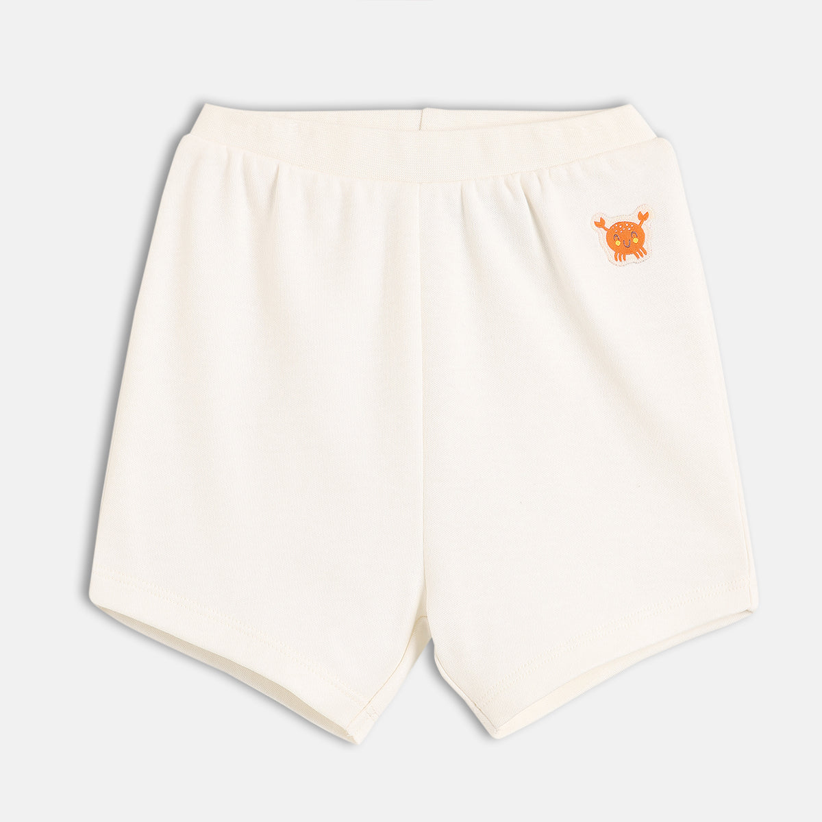 Boys White/Blue Elasticated Shorts