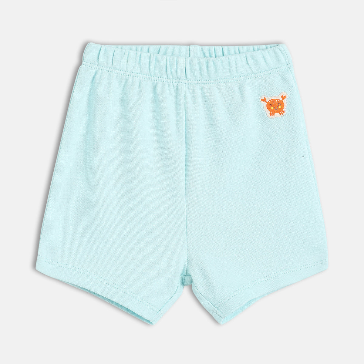 Boys White/Blue Elasticated Shorts