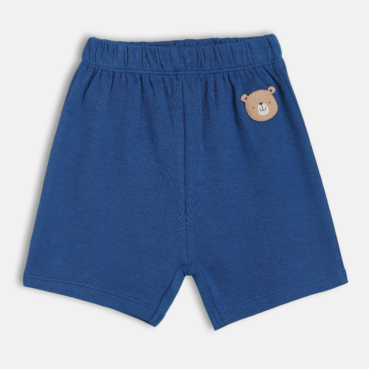 Boys White/Blue Elasticated Shorts