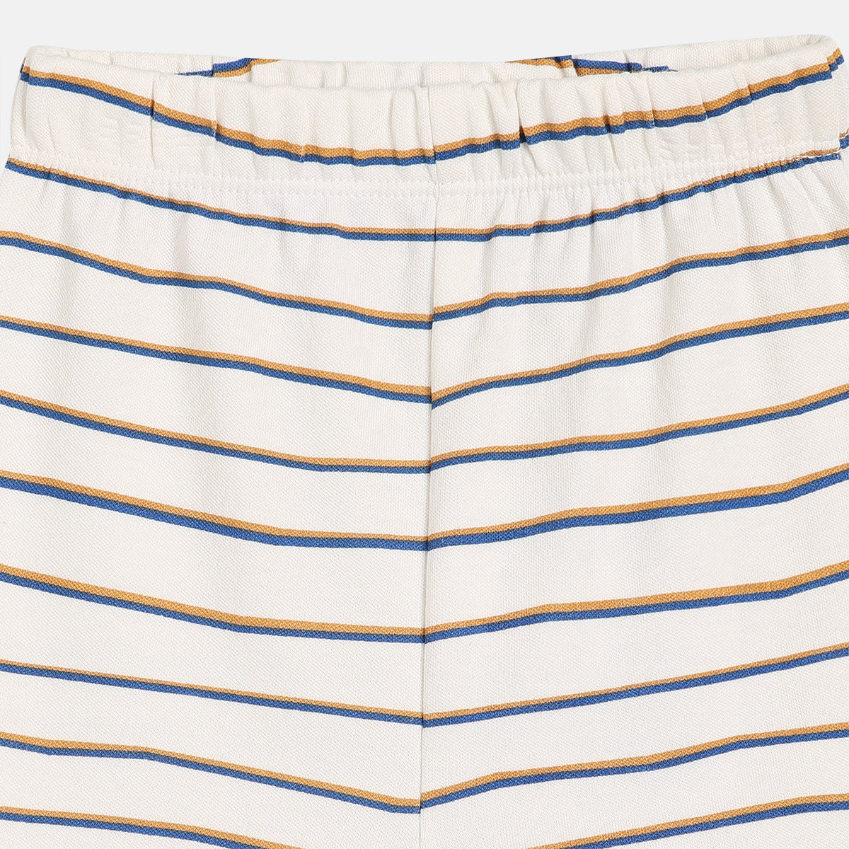 Boys White/Blue Elasticated Shorts
