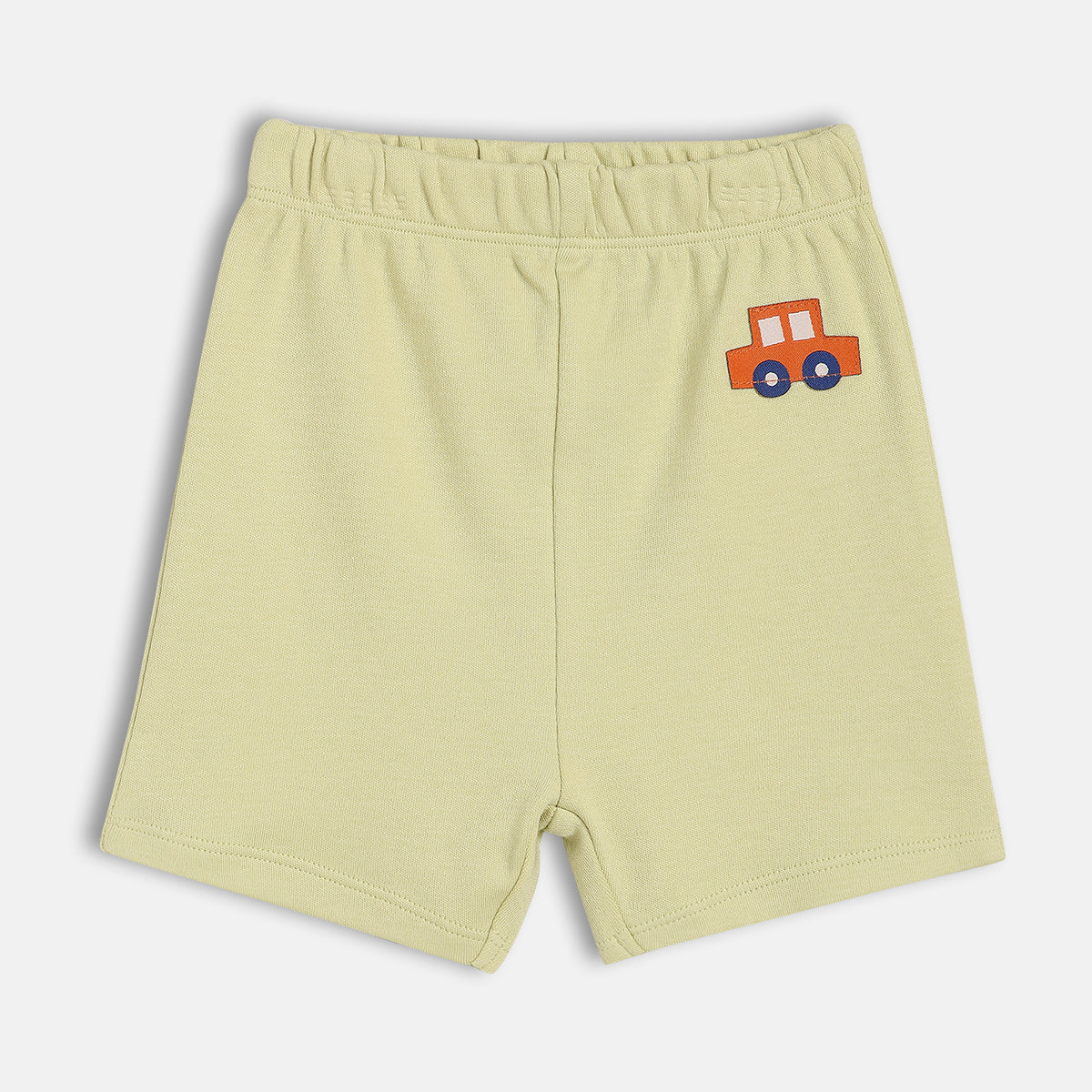Boys Green/Red Elasticated Shorts