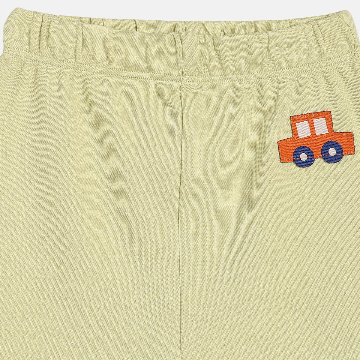 Boys Green/Red Elasticated Shorts