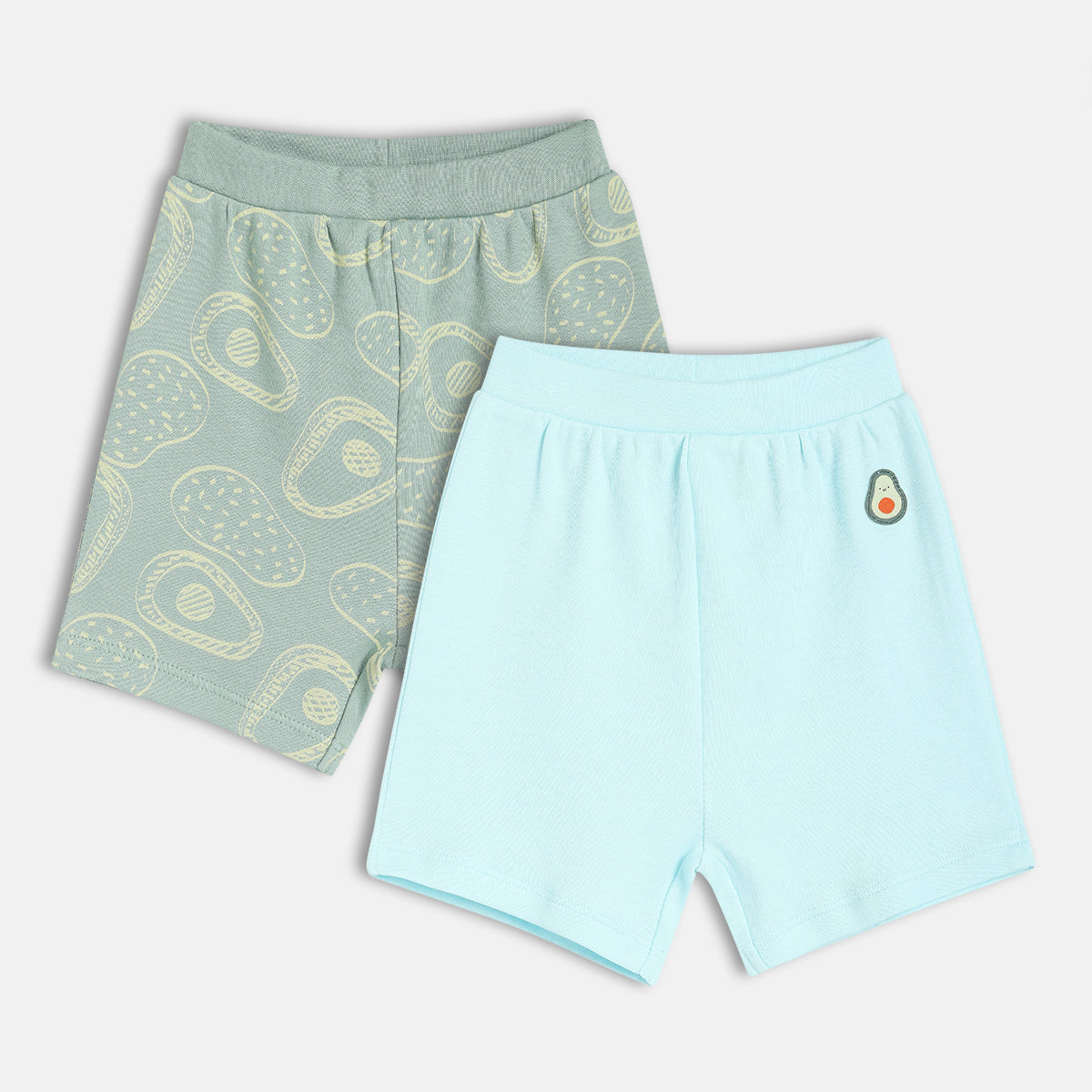 Boys Blue/Multi Thigh Length Shorts