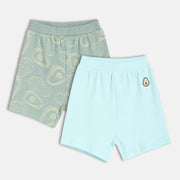 Boys Blue/Multi Thigh Length Shorts