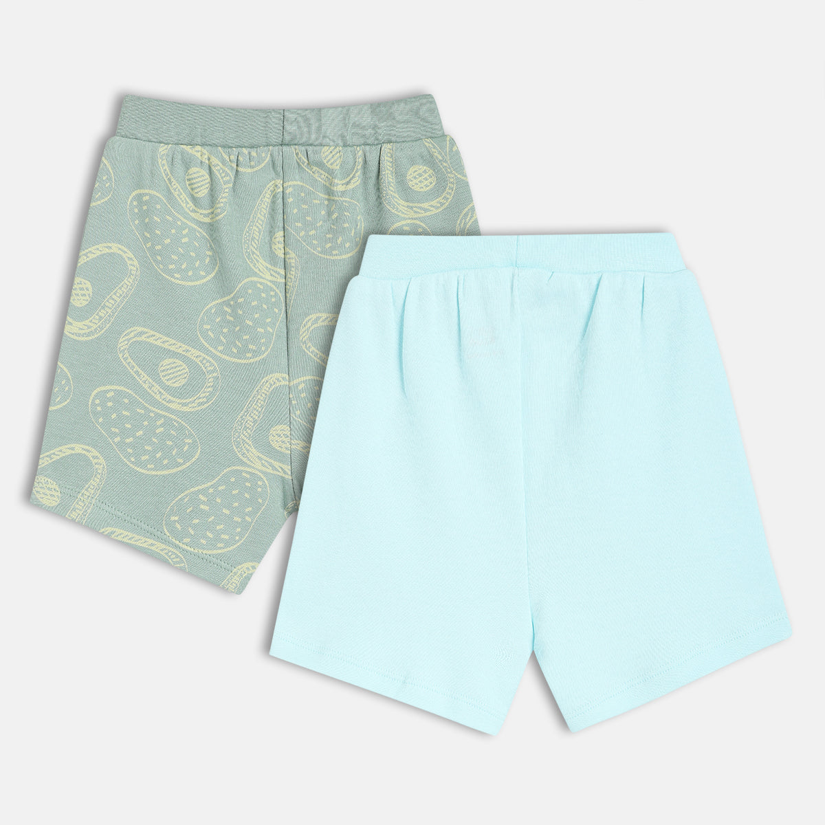 Boys Blue/Multi Thigh Length Shorts