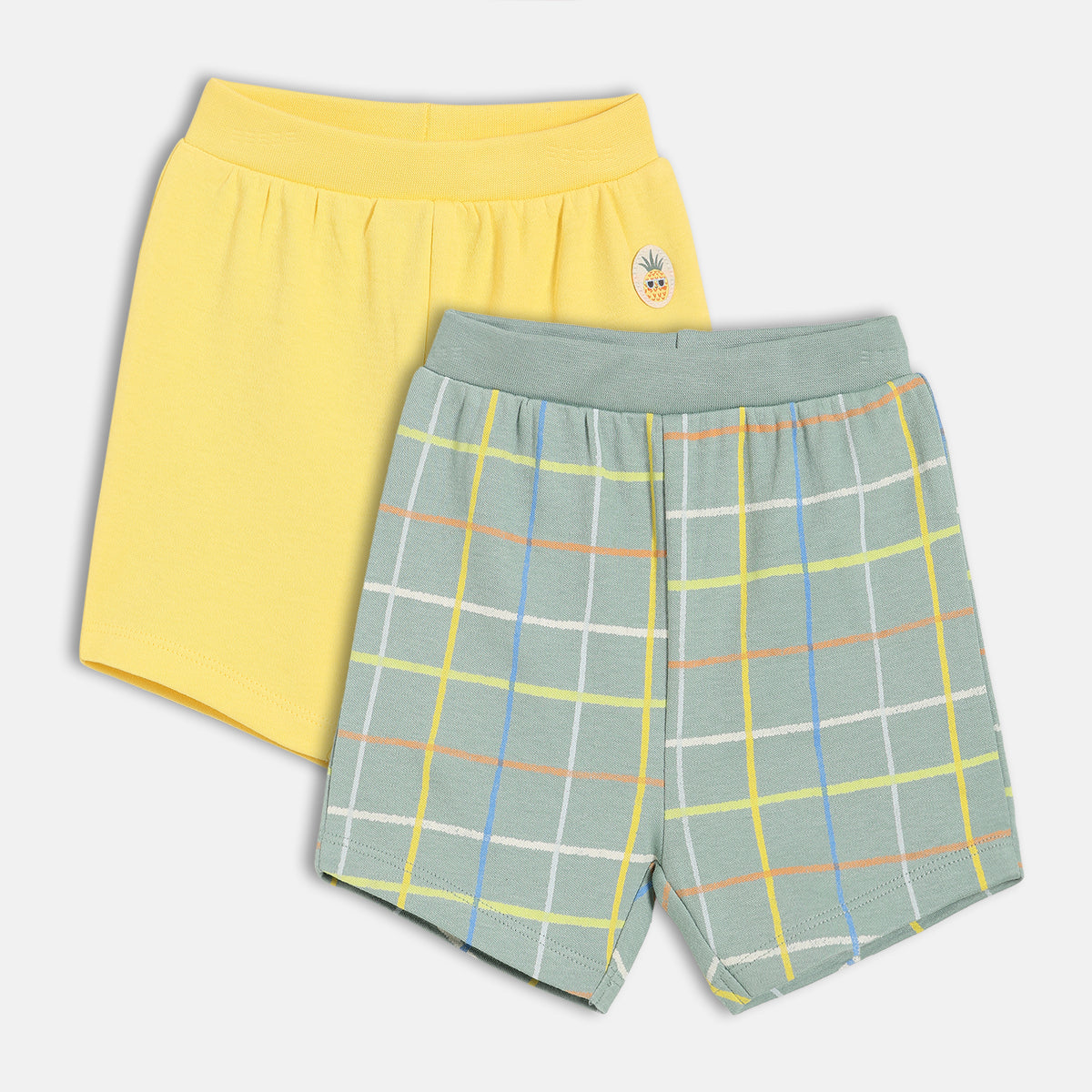 Boys Yellow/Green Shorts