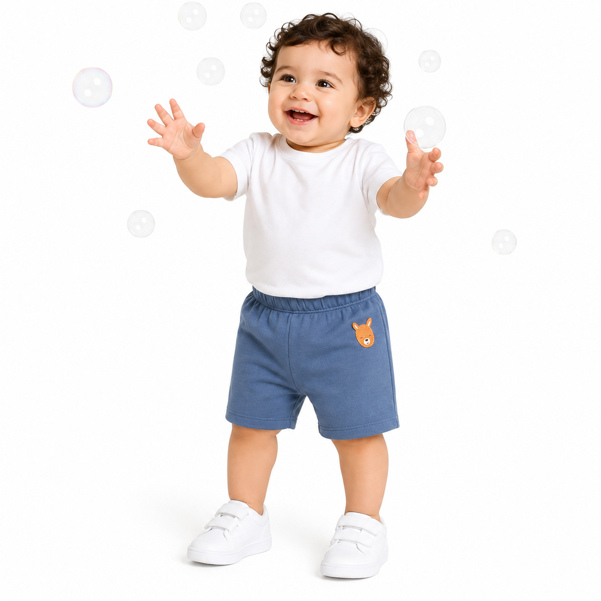 Boys Yellow/Blue Shorts