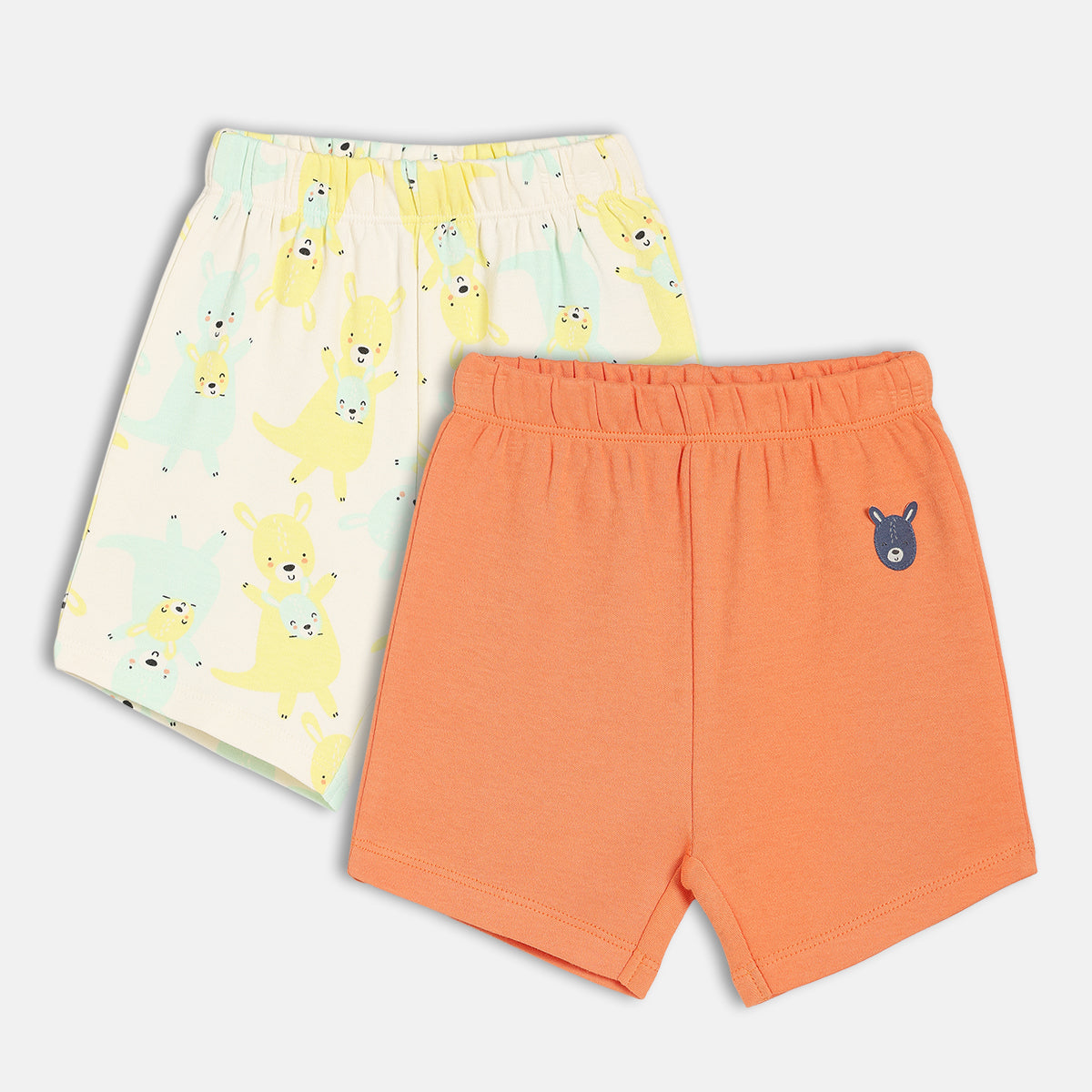 Boys White/Orange Shorts