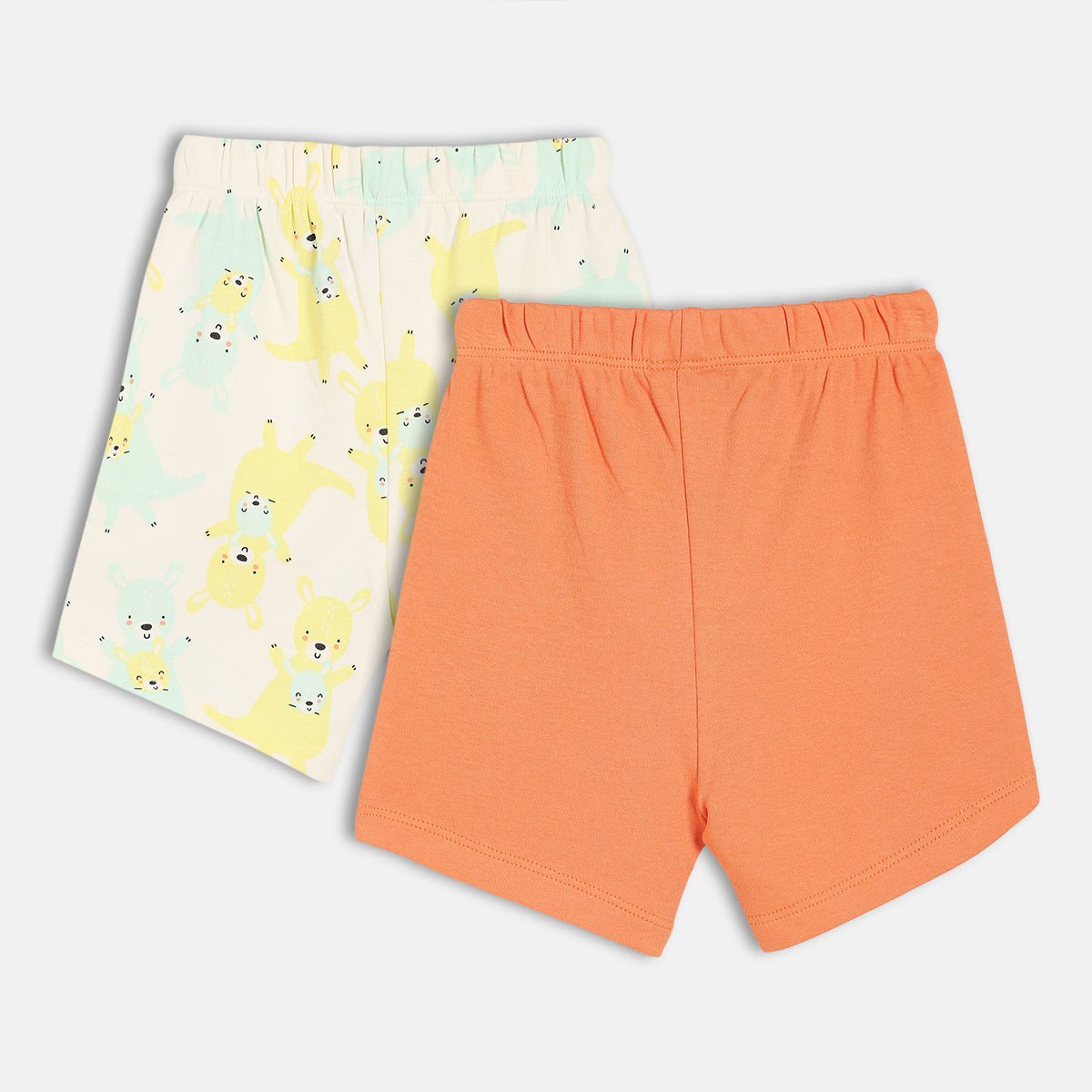 Boys White/Orange Shorts