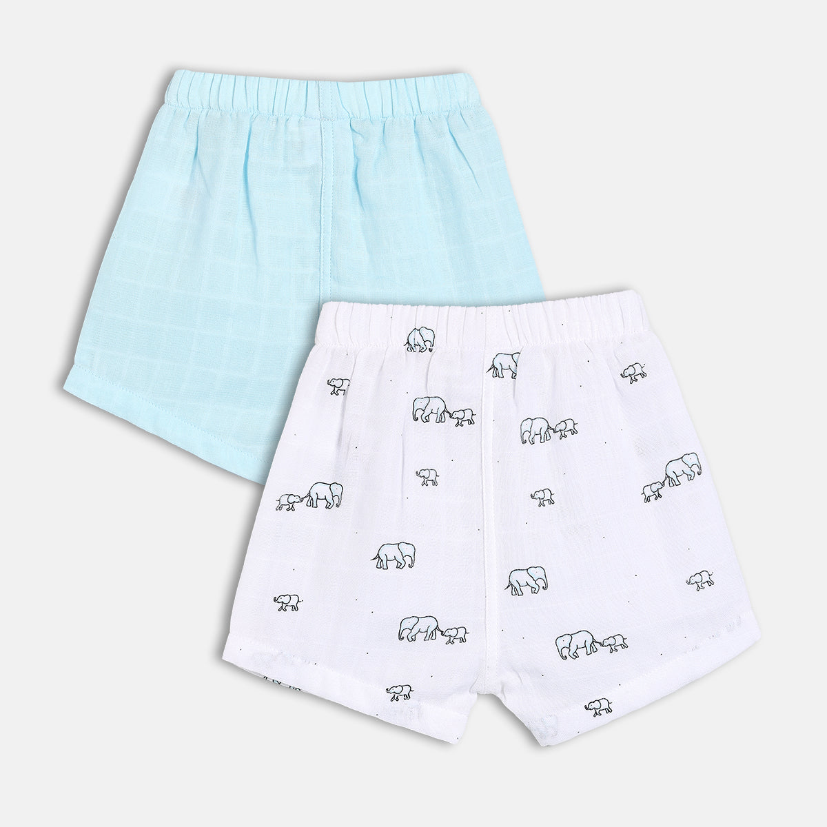 Shorts - Blue & White